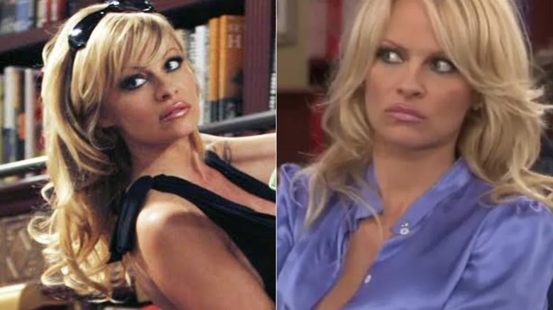 (à gauche) Pamela Anderson dans 