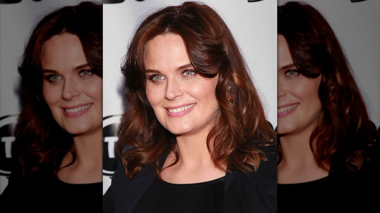 Emily Deschanel aux cheveux auburn le 17 juillet 2011