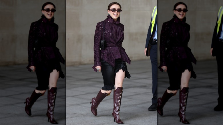 Maisie Williams aux studios de la BBC Radio lors de la promotion 
