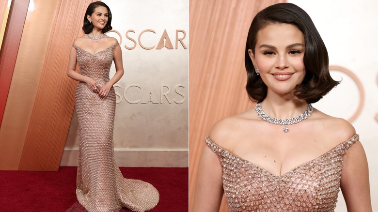 Selena Gomez porte une robe Ralph Lauren personnalisée aux Oscars 2025