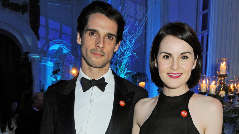 John Dineen et Michelle Dockery lors d'un gala en 2013.