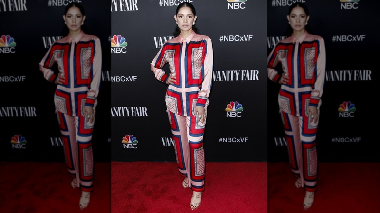 Miranda Rae Mayo à la célébration de la saison par NBC et Vanity Fair à Los Angeles en novembre 2019