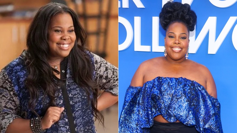 (à gauche) Amber Riley dans le rôle de Mercedes Jones dans 